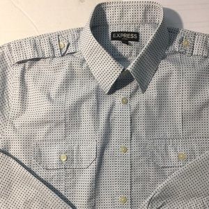 Express Fitted Long Sleeve Shirt